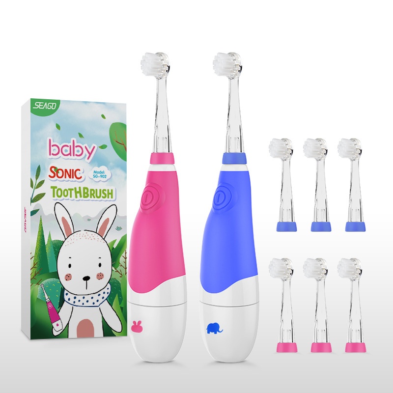 Sanfte Kinderzahnbürste – Elektrische Schallzahnbürste für Babys