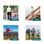 Compact and customizable walking stick for enhanced safety