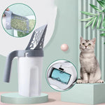 Selbstreinigende Katzentoilette mit integriertem Beutelspender