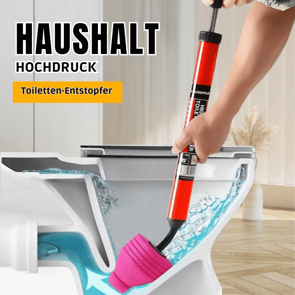 Manueller Hochdruck-Abflussreiniger – Verstopfungen ohne Chemie beseitigen