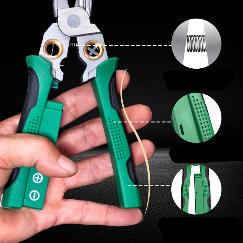 SmartTool | 8-in-1 Wire Stripping and Testing Pliers – versatile and ergonomic