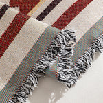 Stylish reversible blanket for a modern living ambience