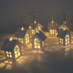 Star House | LED Light Chain with Charming Design | Warm White 1.5 m | Festive Decoration for Every Occasion