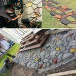 Gestalten Sie Ihre Gartenwege mit dem innovativen Beton-Schablonen-Set
