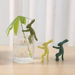 Rabbit-shaped Plant Holder | Stem Support for Vases | 7 cm