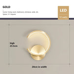 Elegant C-Design LED Wall Light | Minimalist Lighting for Your Home