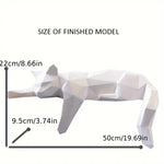 Elegante Katzenfigur für modernes Wohnen