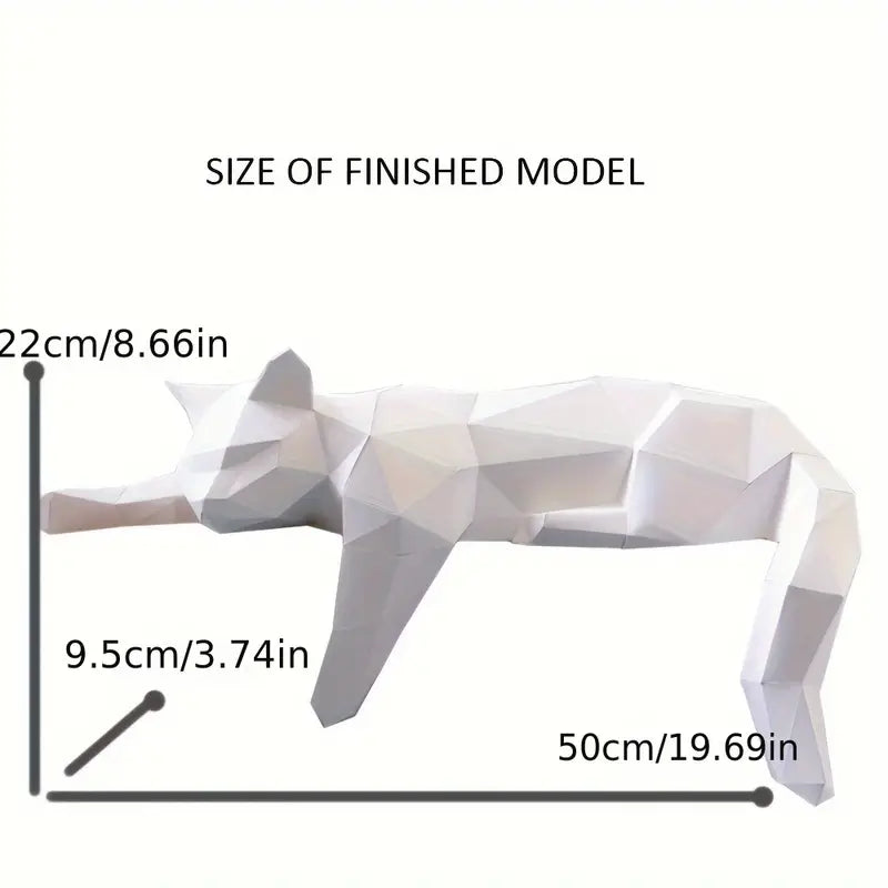 Elegante Katzenfigur für modernes Wohnen