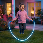 Springseil mit leuchtenden Effekten