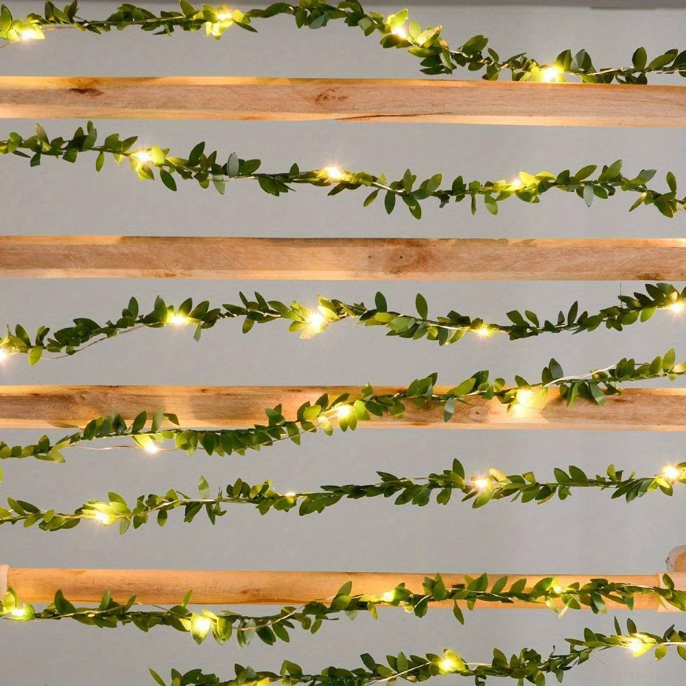 Efeu LED-Lichterkette – Stilvolle Beleuchtung für Innen und Außen