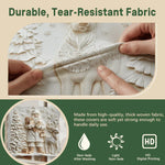 Festive Magic: 3D Christmas Decoration Covers Set (4 Pieces)