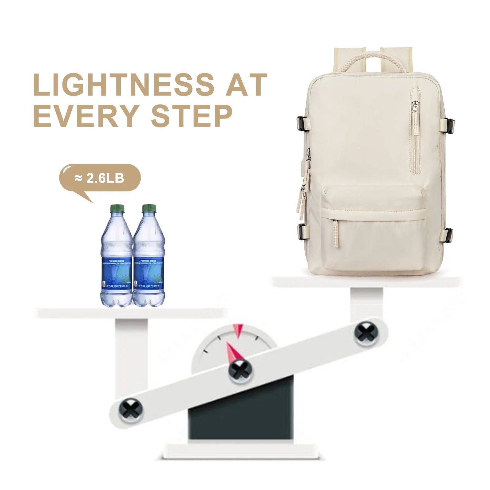 Women's Multifunctional Waterproof Adventure Backpack