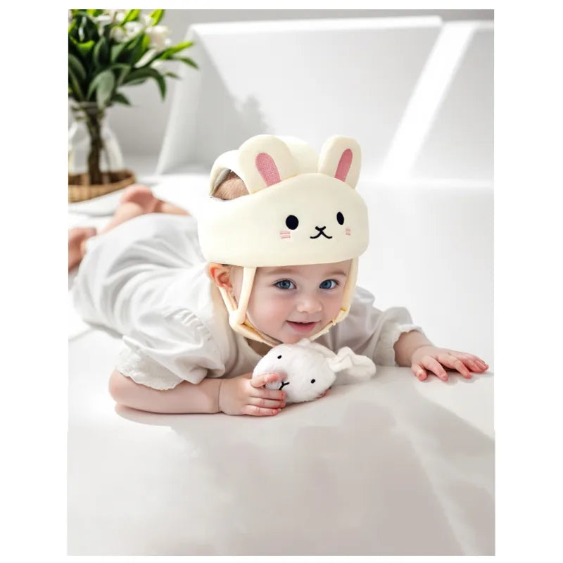 Kopfschutz für Kleinkinder – Tiermotiv Babyhelm mit weicher Polsterung