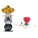 Ewige Eleganz - Strahlende Kristallblume für Ihr Zuhause