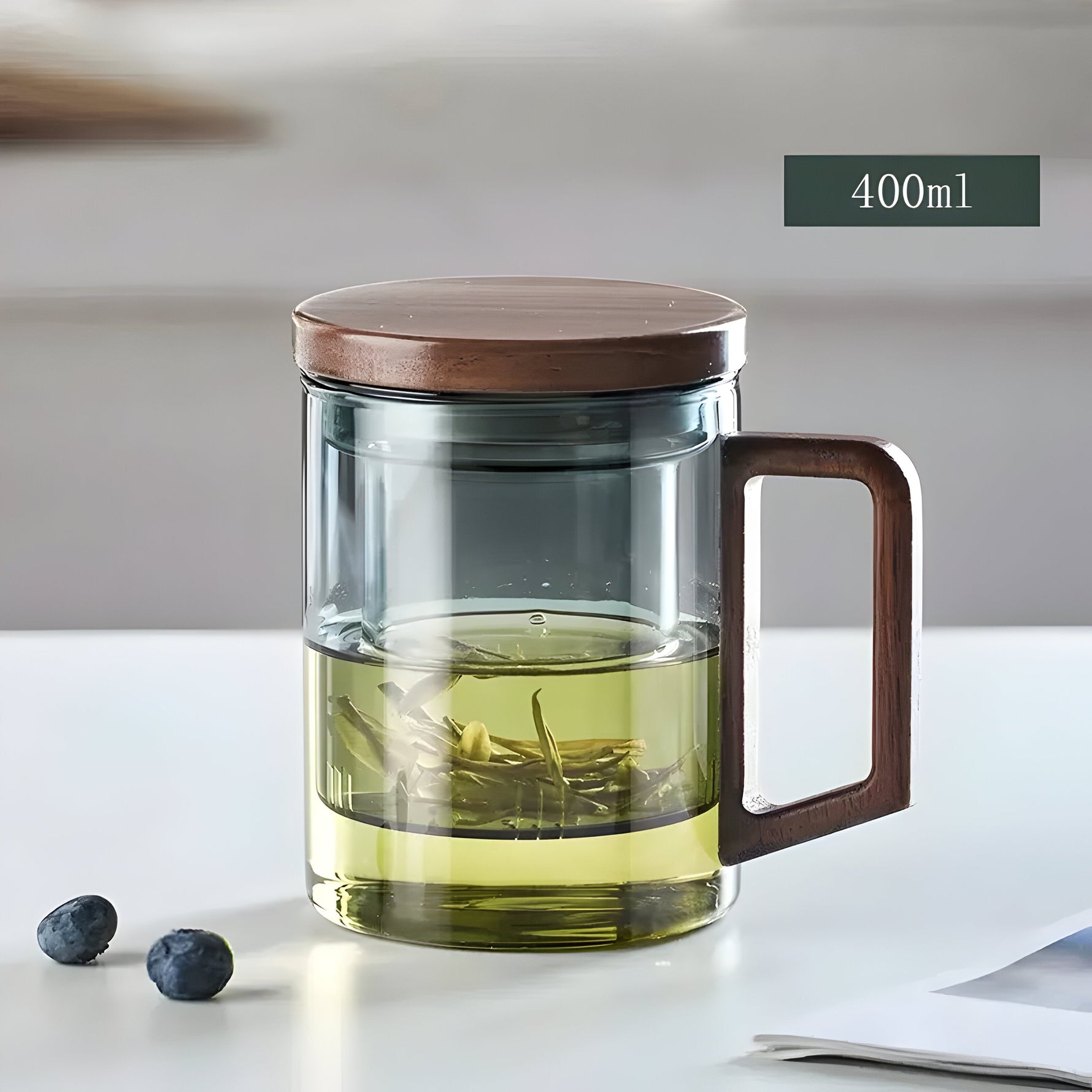 Elegante Teetasse aus hitzebeständigem Glas für puren Genuss