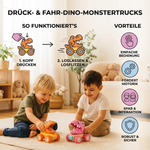 Dino Monstertrucks – Push & Drive Spielzeugfahrzeuge