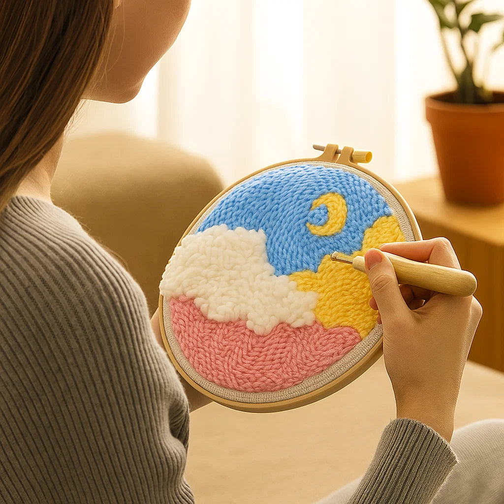 Calming Embroidery Kit for a Creative Break