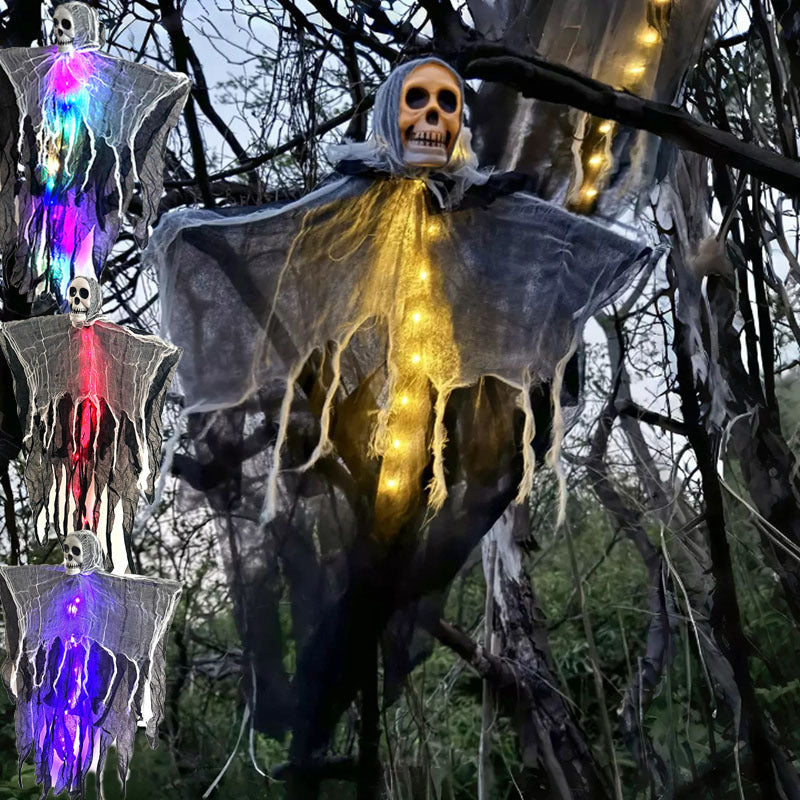 Spuktastische Halloween-Dekoration – Geist 85 cm in verschiedenen Farben