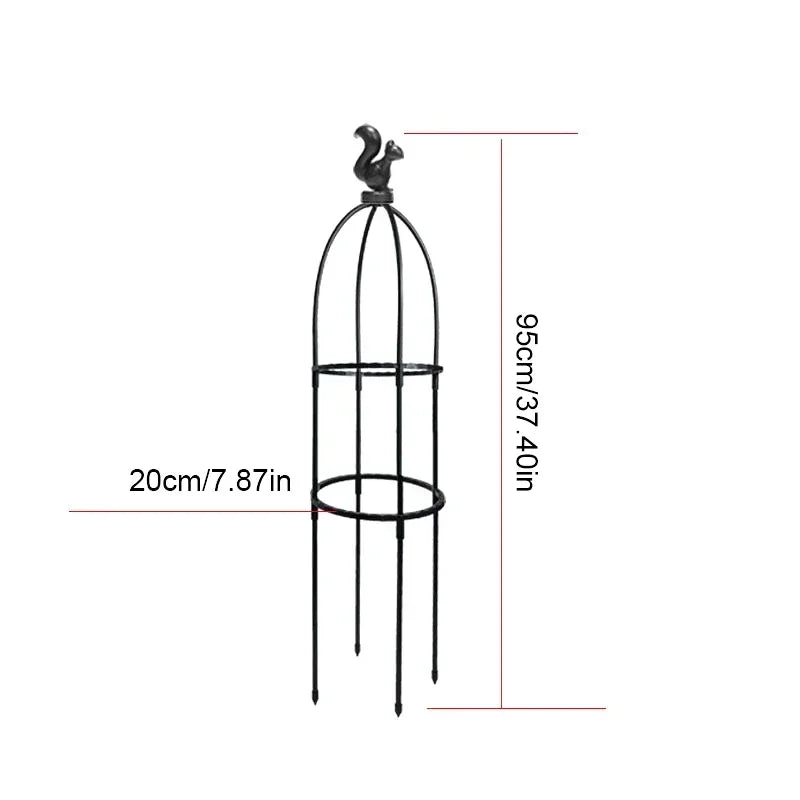 Sturdy Climbing Aid for Plants | Flexible Fiberglass Trellis