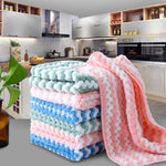 5 Stück Küchentuch zum Geschirrspülen - Wasserabsorbierendes Reinigungstuch