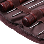 5-teiliges Set Grillgabeln mit Tasche – Ausziehbare Lagerfeuer-Spieße