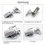 Superhelle LED Scharnierlichter – 10 Stück