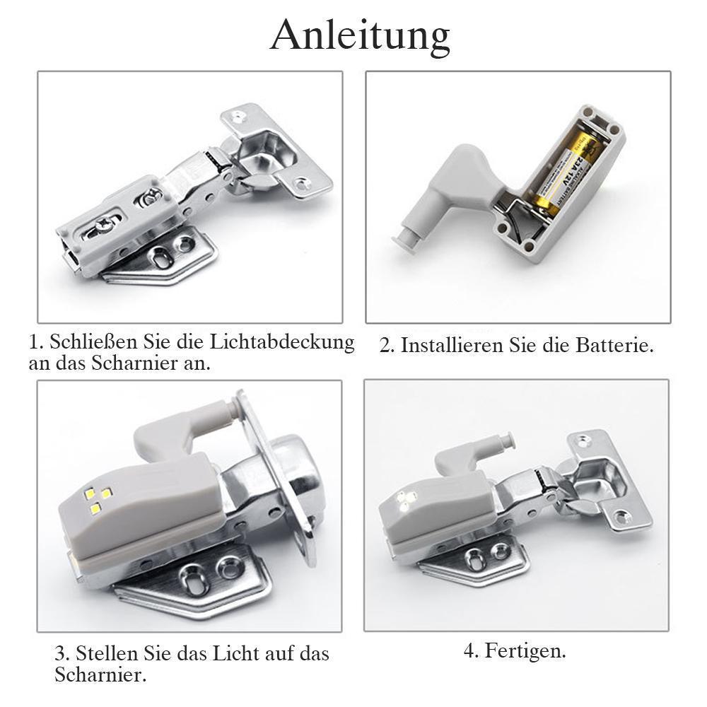Superhelle LED Scharnierlichter – 10 Stück