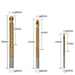 6-teiliges Titan-Bohrer-Set | Präzises Bohren in Metall, Holz und mehr