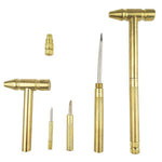 Multifunktionaler Mini-Hammer mit 6 Funktionen aus Kupfer