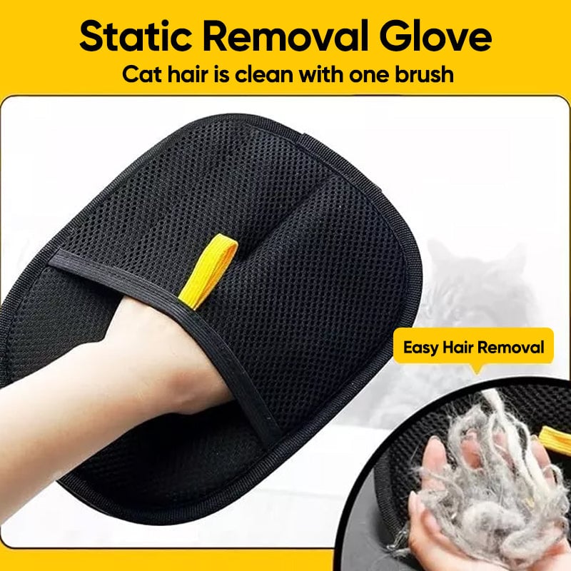 Doppelseitige Tierpflege-Handschuhe zur Fellpflege