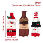 Festive Wine Bottle Cover – Stylish Christmas Decoration