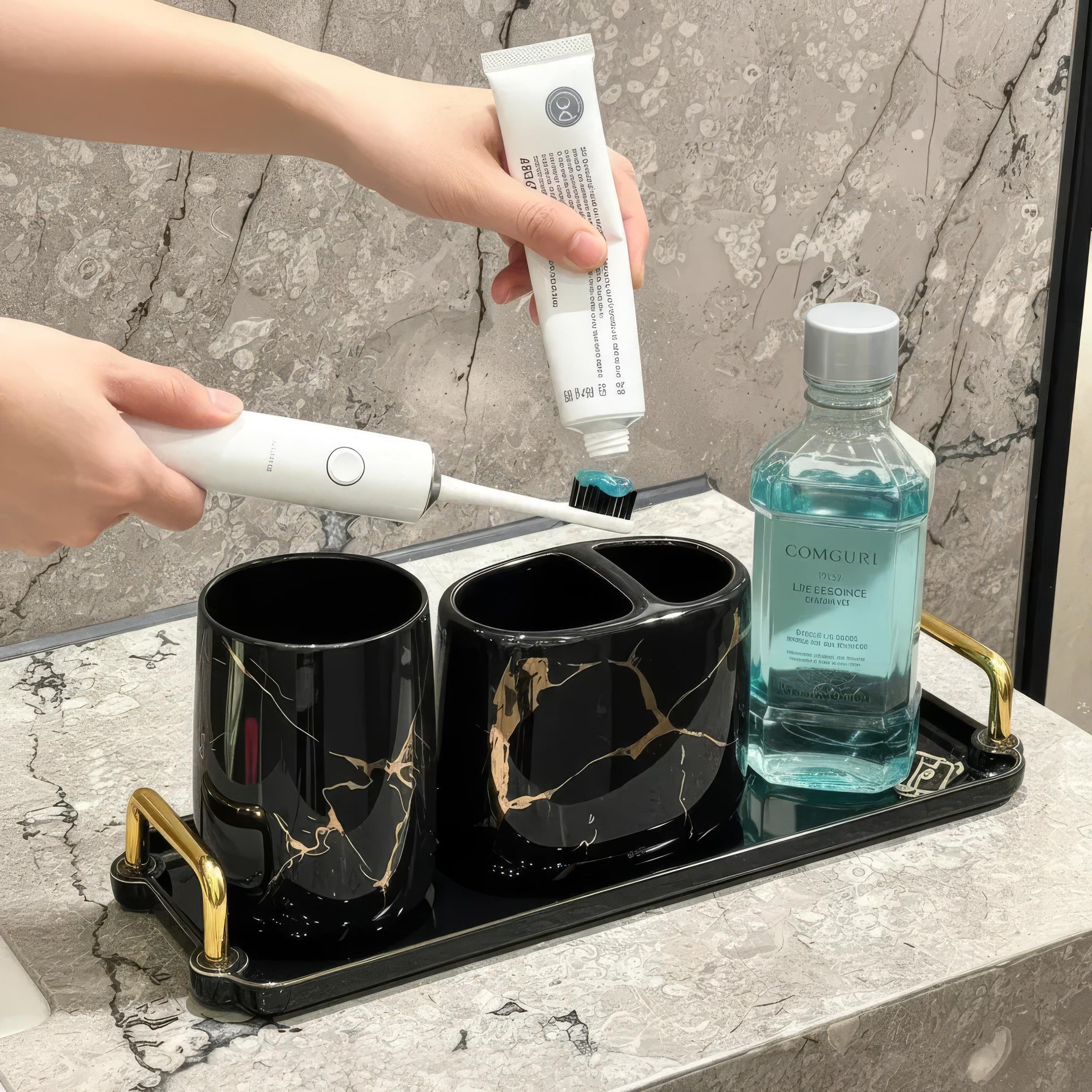 Stylish Ceramic Bathroom Set for Modern Living