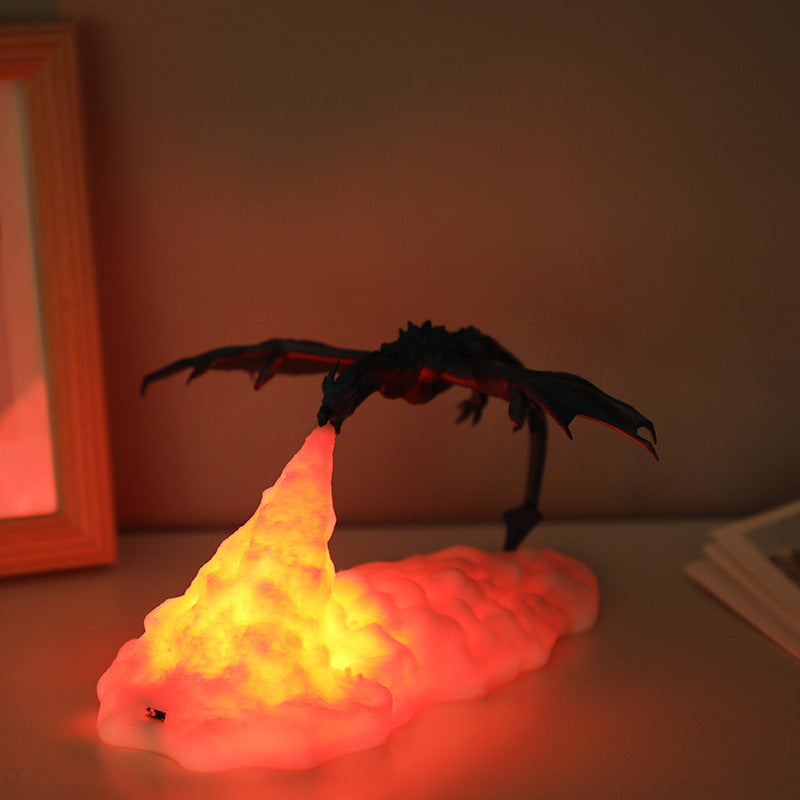 Magisches Drachen-Nachtlicht mit 3D-Druck-Technologie