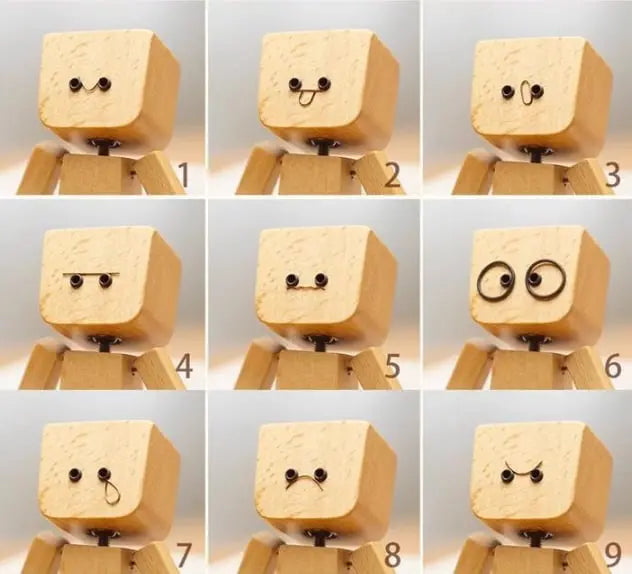 Handgefertigte Holzfigur – Ein Fröhlicher Begleiter für Fahrten