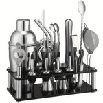 Elegantes Cocktail-Set mit 20 Profi-Werkzeugen und Acrylständer