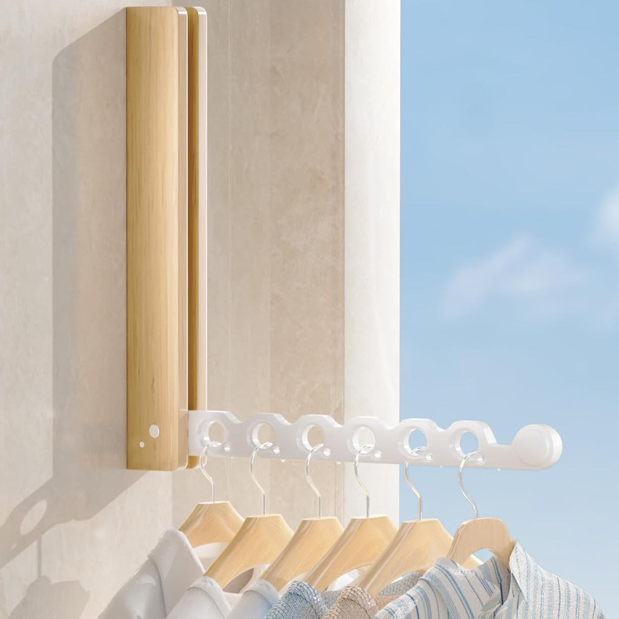 Smart Wooden Wall Shelf – Ideal Solution for Small Spaces