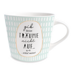 Traumfänger | Goldene Tasse für Optimisten