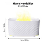 Flaming Elegance: Aroma Diffuser with Soothing Flame Effect