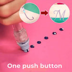 BlitzKristall – Effortlessly apply 70 glitter stones for creative projects