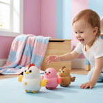 Kinderspielzeug mit wackelnden Küken