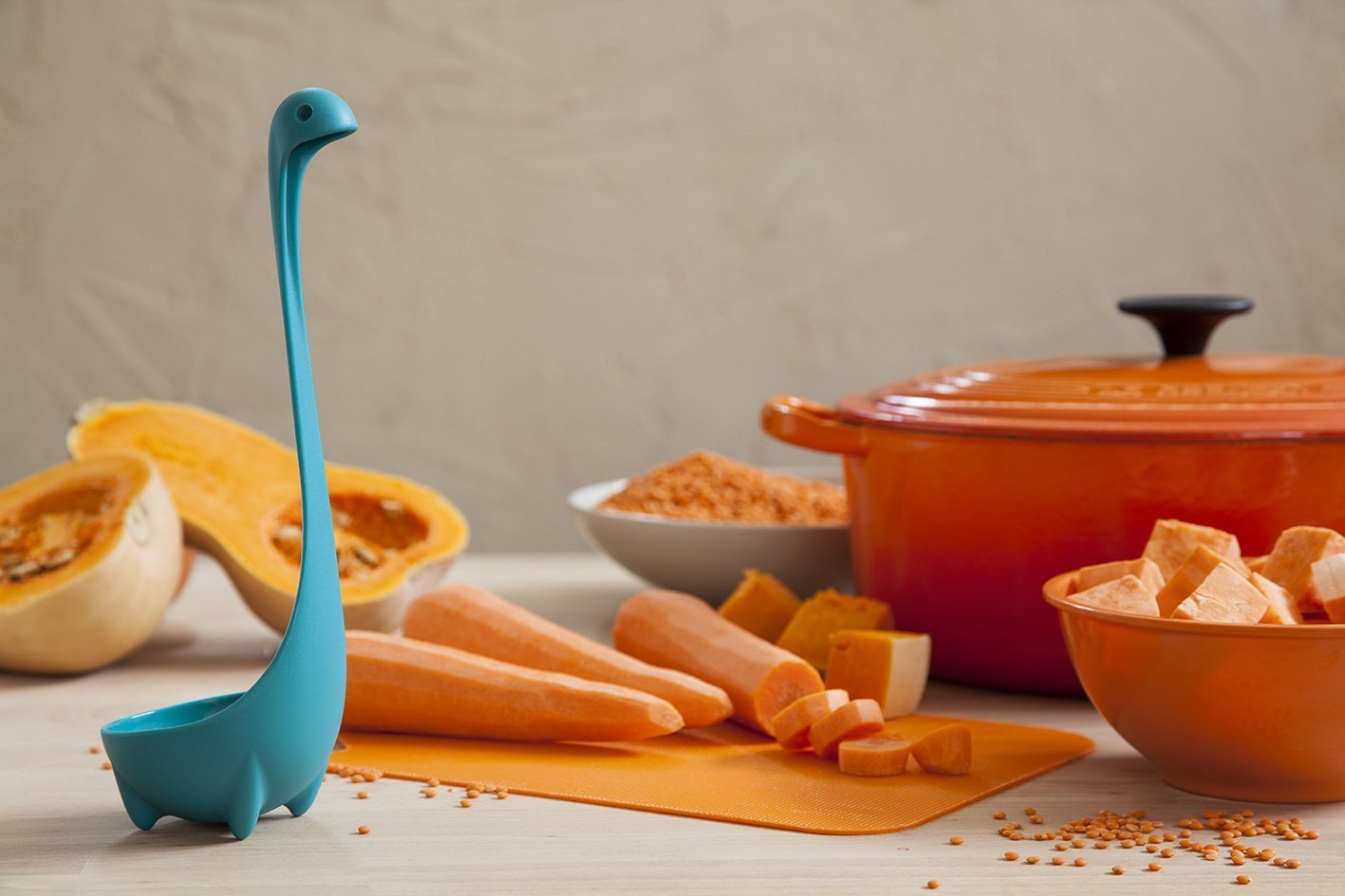 Der charmante Schöpflöffel für fröhliches Kochen