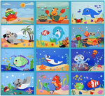 Puzzle aus 3D-Schaumstoff mit Stickern