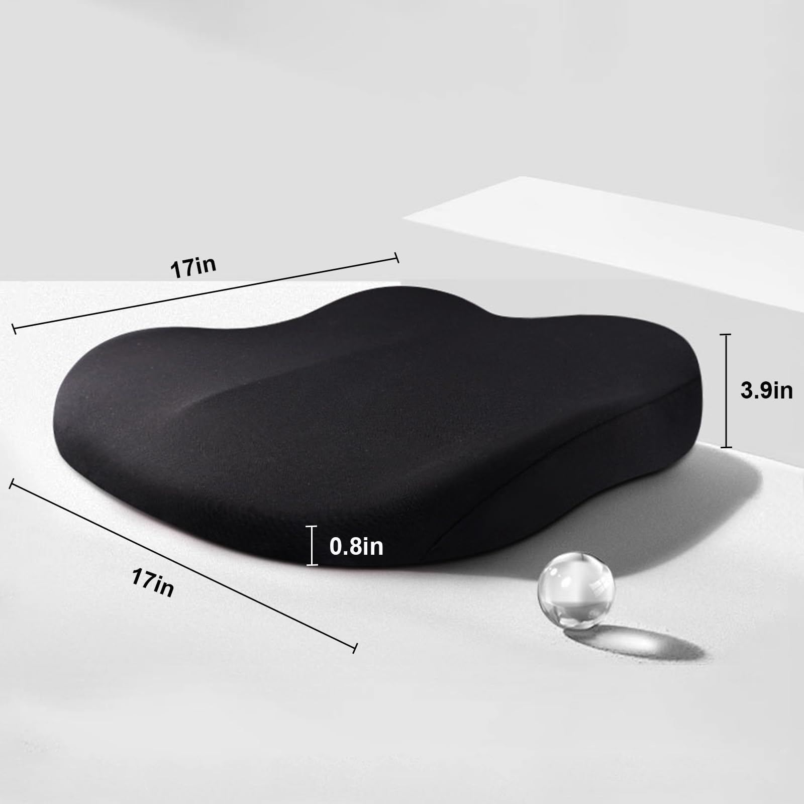 Ergonomisches Sitzkissen RaiseSit – Autositzpolster mit Memory-Schaum