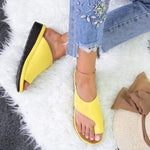 Orthopädische Damensandalen mit Zehenkorrektur