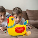 Musikalisches Hühnchen Spielzeug für Kinder mit Eierfunktion