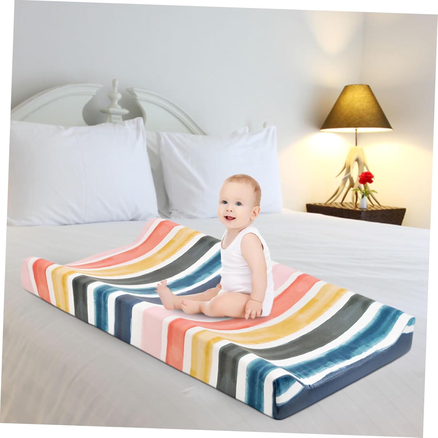 Babys Wickelauflagenbezug – Weicher Spannbezug für Wickeltisch