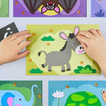 Puzzle aus 3D-Schaumstoff mit Stickern