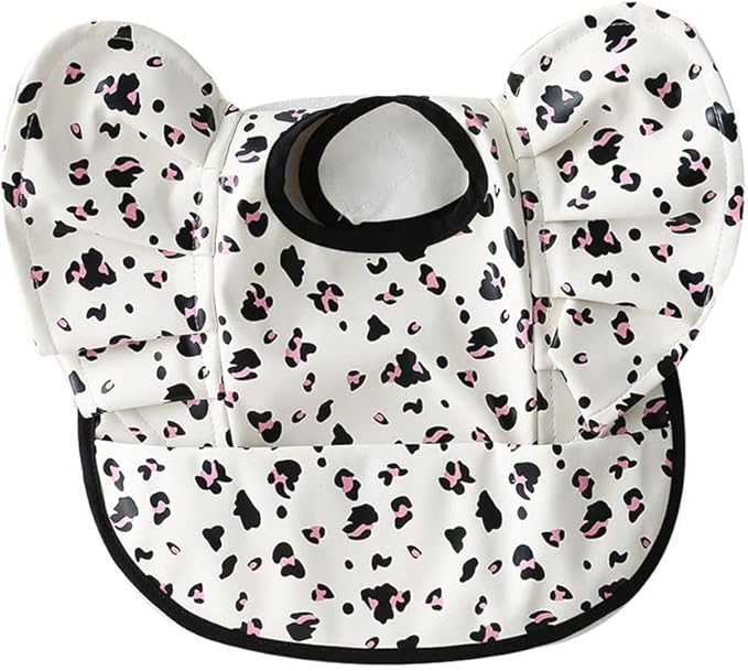 Wasserdichtes Esslätzchen für Babys mit Ärmeln und Auffangtasche