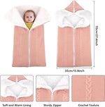 Schlafsack für Babys mit Kapuze – Kuscheliger Strickschlafsack
