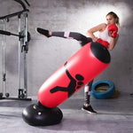 Aufblasbarer Boxsack für Fitness und Stressabbau